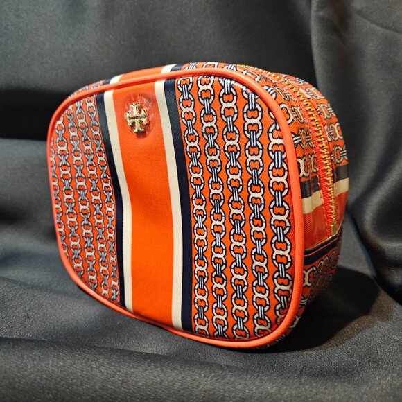 TORY BURCH Gemini Link in Samba Cosmetic Bag - Picture 3 of 8